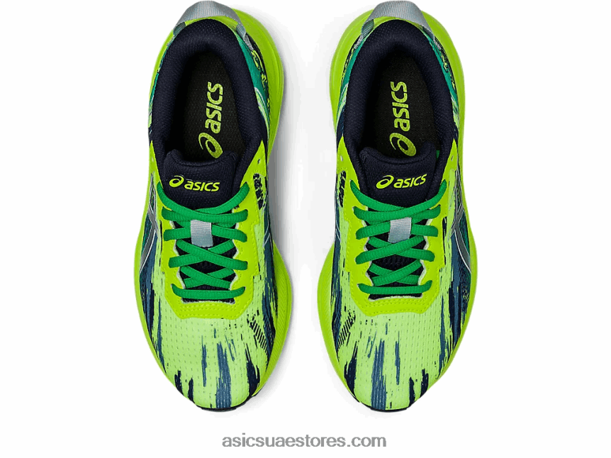 Asics خطر أخضر / السماء مدرسة جيل نوسا ثلاثي 13 الابتدائية 2N24DJ4244