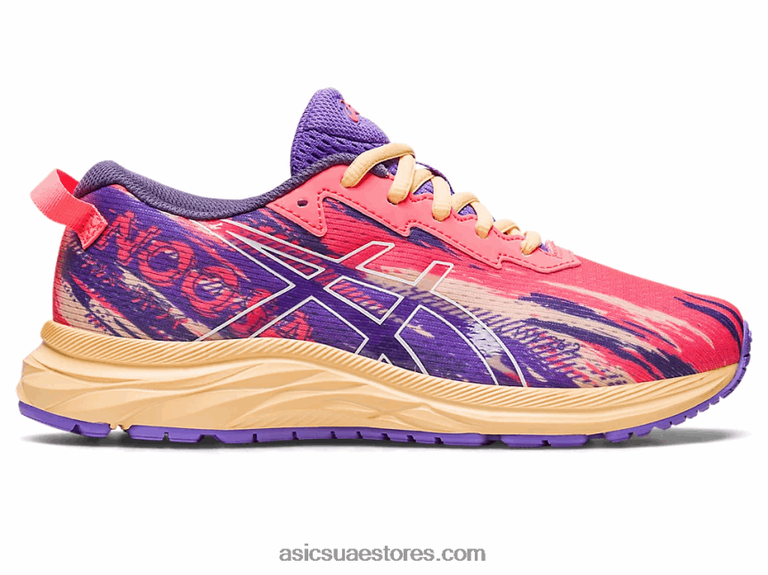 Asics اشتعلت النيران في المرجان / الأبيض مدرسة جيل نوسا ثلاثي 13 الابتدائية 2N24DJ4269