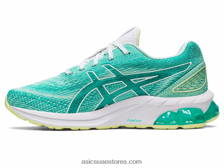Asics شلال / جليد أخضر هلام الكم 180 السابع المدرسة الابتدائية 2N24DJ4301
