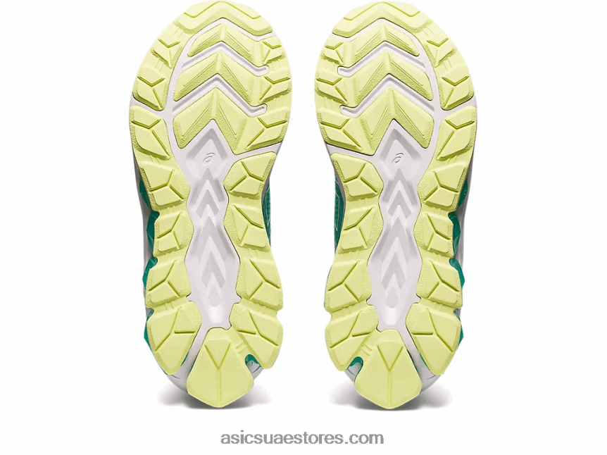 Asics شلال / جليد أخضر هلام الكم 180 السابع المدرسة الابتدائية 2N24DJ4301