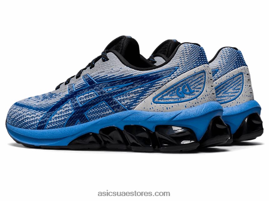Asics الساحل الأزرق / الرمادي الجليدي هلام الكم 180 السابع المدرسة الابتدائية 2N24DJ4366