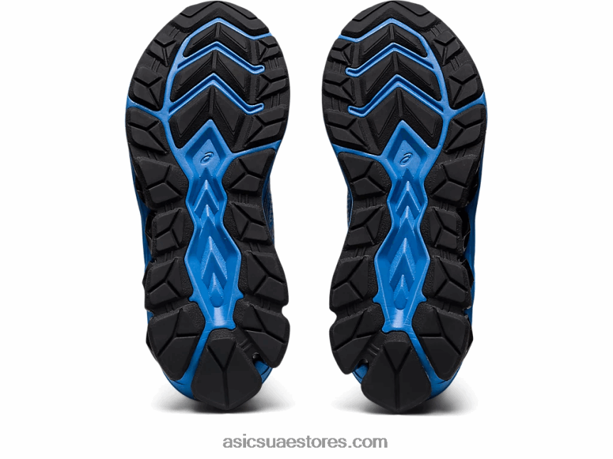 Asics الساحل الأزرق / الرمادي الجليدي هلام الكم 180 السابع المدرسة الابتدائية 2N24DJ4366