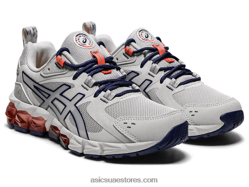 Asics الرمادي الجليدي / الرعد الأزرق مدرسة جيل الكم 180 الابتدائية 2N24DJ4513