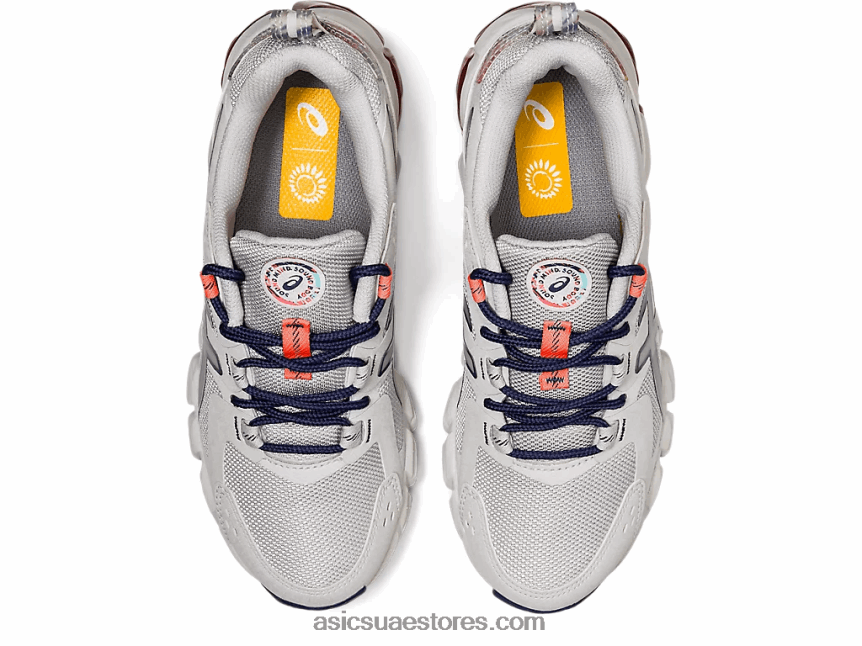 Asics الرمادي الجليدي / الرعد الأزرق مدرسة جيل الكم 180 الابتدائية 2N24DJ4513