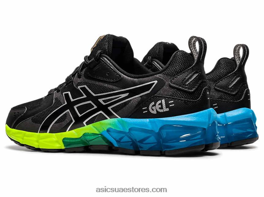 Asics أسود / أزرق ايزوري جيل - كوانتوم 180 6 ابتدائي 2N24DJ4315