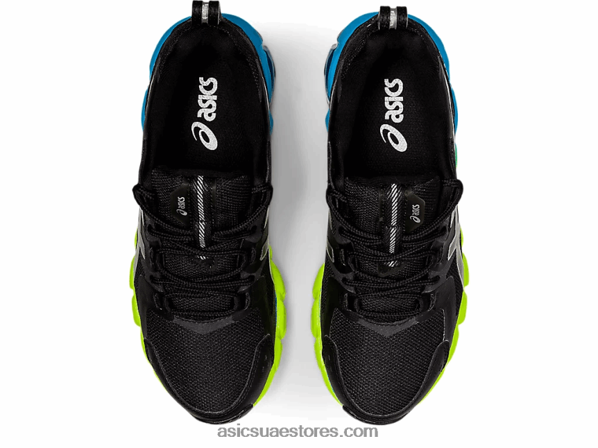 Asics أسود / أزرق ايزوري جيل - كوانتوم 180 6 ابتدائي 2N24DJ4315