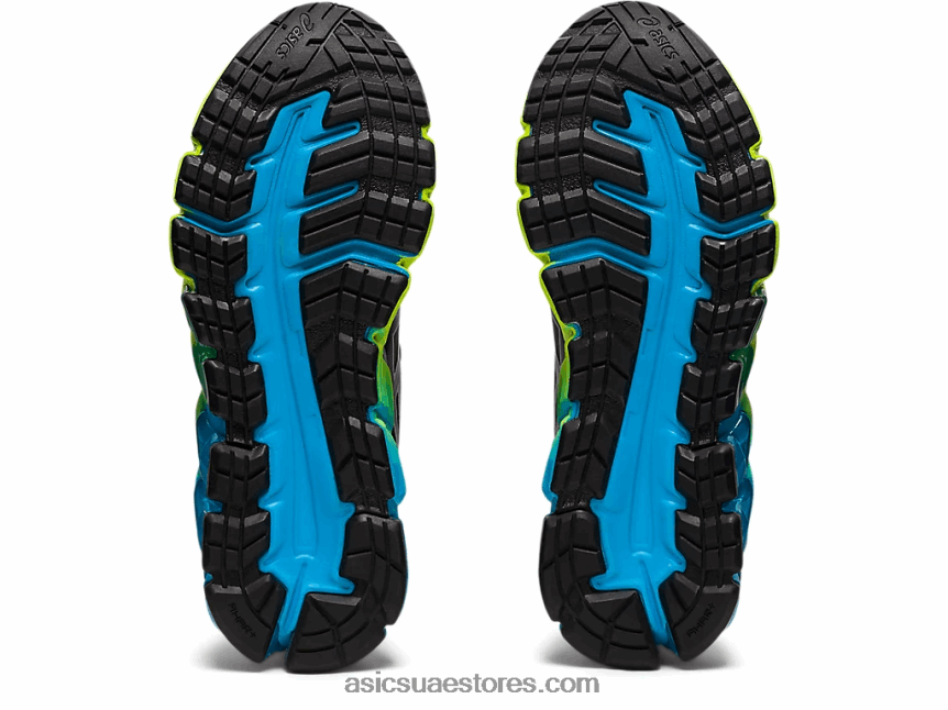 Asics أسود / أزرق ايزوري جيل - كوانتوم 180 6 ابتدائي 2N24DJ4315