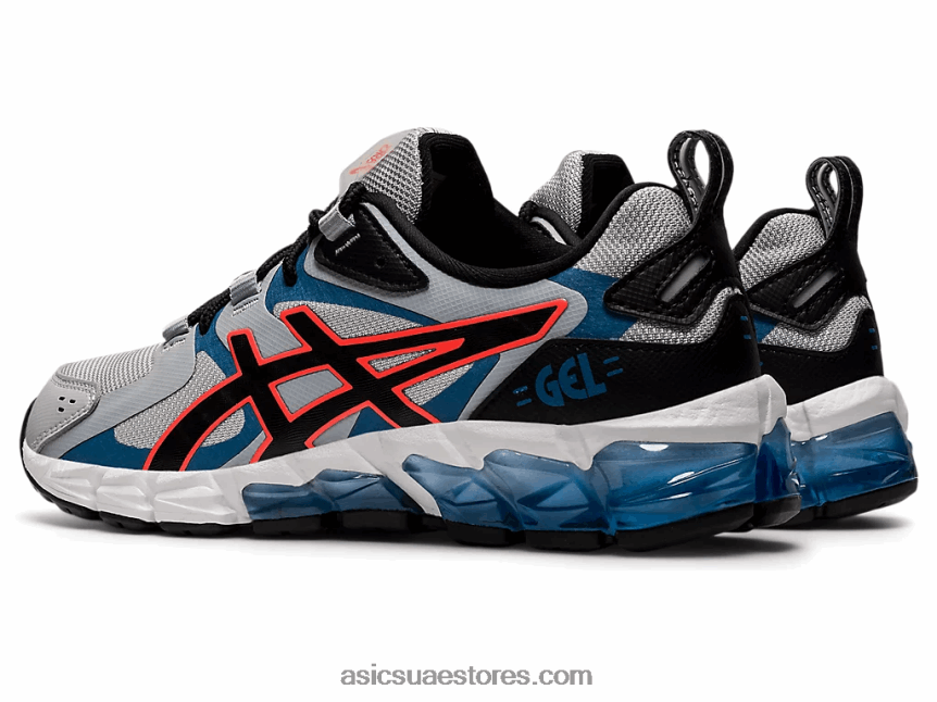 Asics جليدي رمادي / أسود جيل - كوانتوم 180 6 ابتدائي 2N24DJ4442