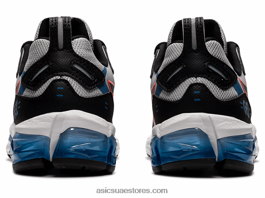 Asics جليدي رمادي / أسود جيل - كوانتوم 180 6 ابتدائي 2N24DJ4442