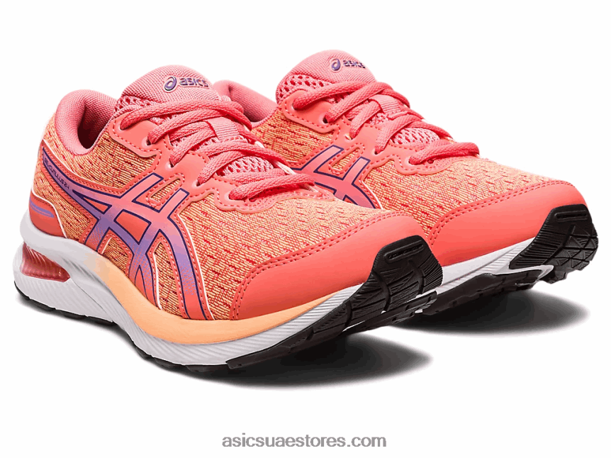 Asics البابايا / الأرجواني المتربة مدرسة جيل-كومولوس 24 الابتدائية 2N24DJ4236