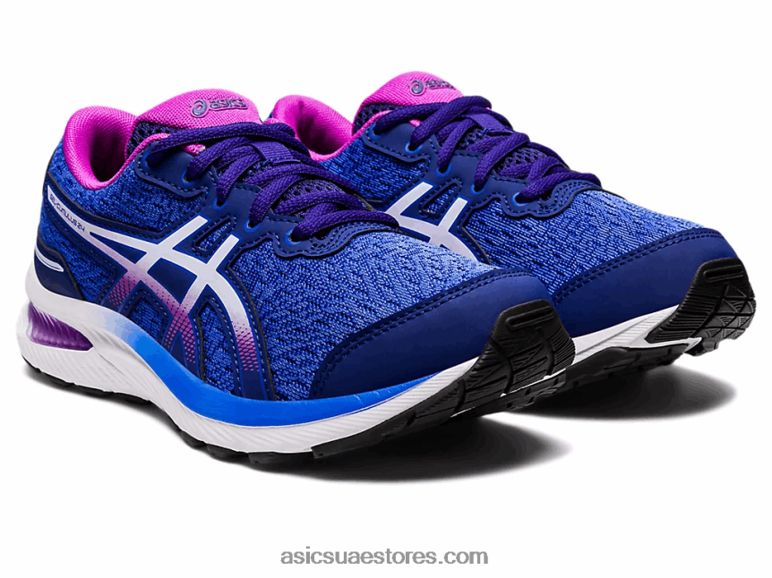 Asics الغوص الأزرق / السماء الناعمة مدرسة جيل-كومولوس 24 الابتدائية 2N24DJ4414