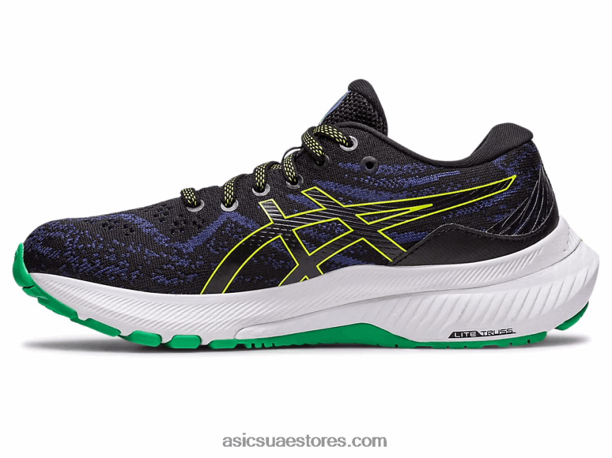 Asics أسود / قشر الليمون مدرسة جيل كايانو 29 الابتدائية 2N24DJ4291