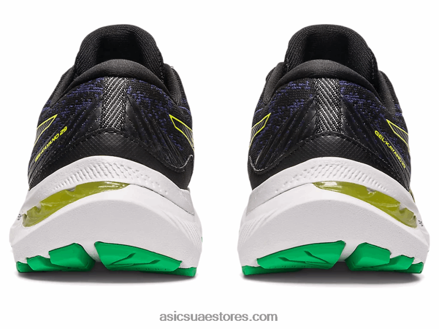 Asics أسود / قشر الليمون مدرسة جيل كايانو 29 الابتدائية 2N24DJ4291