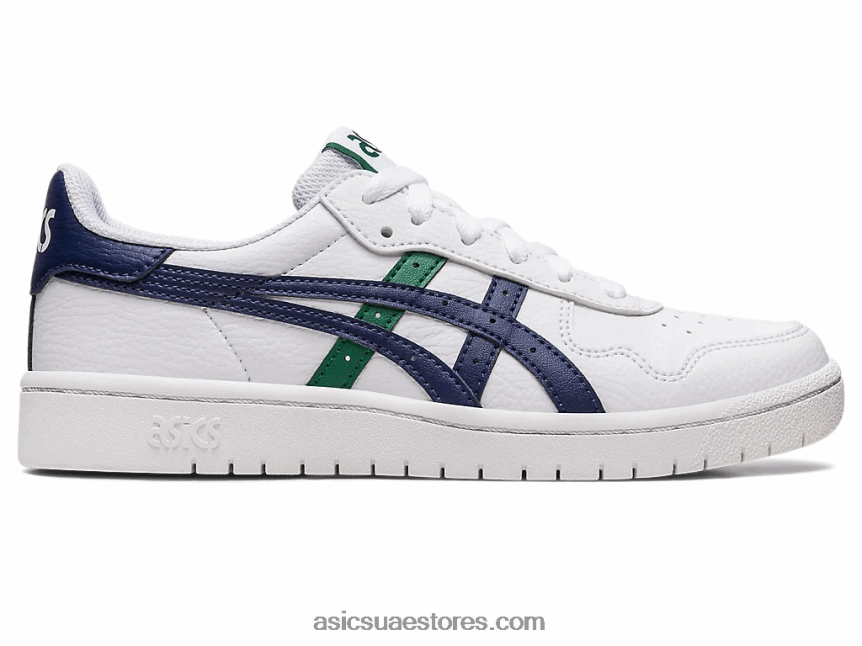 Asics أبيض / طاووس مدرسة اليابان الابتدائية 2N24DJ4326