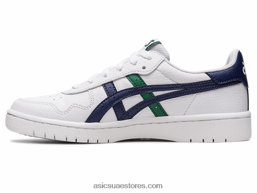 Asics أبيض / طاووس مدرسة اليابان الابتدائية 2N24DJ4326