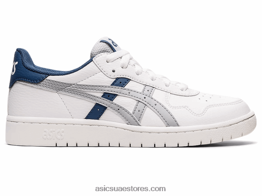 Asics أبيض / رمادي بيدمونت مدرسة اليابان الابتدائية 2N24DJ4426
