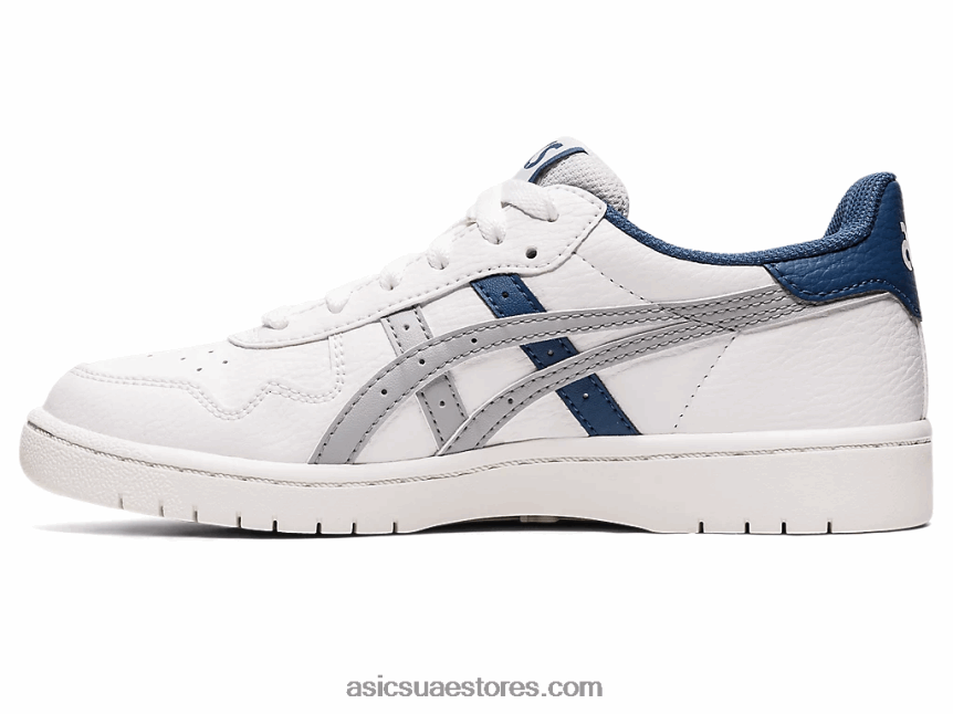 Asics أبيض / رمادي بيدمونت مدرسة اليابان الابتدائية 2N24DJ4426