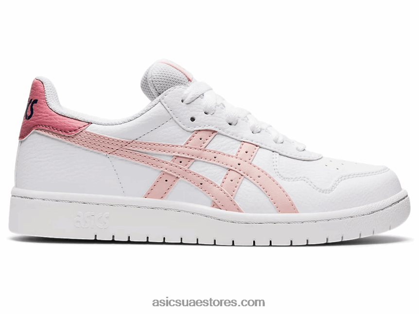 Asics أبيض / خوخ زنجبيل مدرسة اليابان الابتدائية 2N24DJ4444