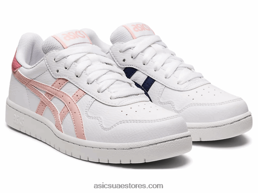 Asics أبيض / خوخ زنجبيل مدرسة اليابان الابتدائية 2N24DJ4444