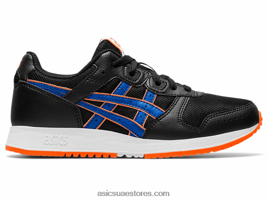 Asics أسود / تونة أزرق مدرسة لايت كلاسيك الابتدائية 2N24DJ4447