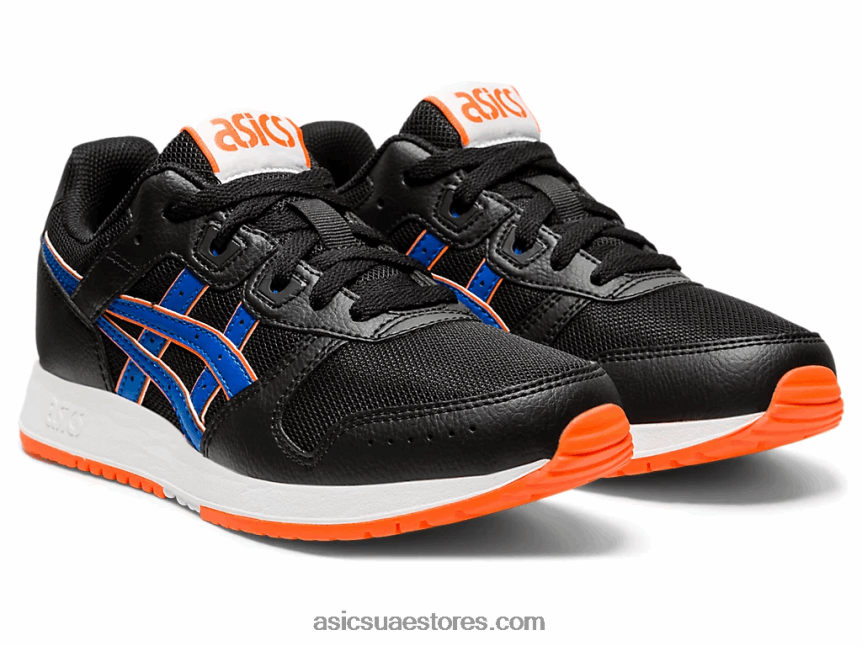 Asics أسود / تونة أزرق مدرسة لايت كلاسيك الابتدائية 2N24DJ4447
