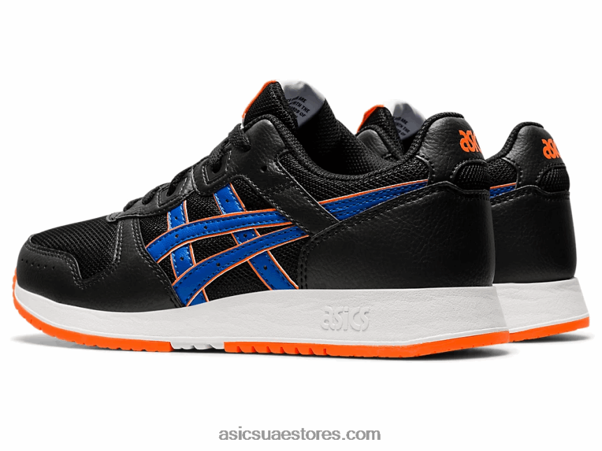 Asics أسود / تونة أزرق مدرسة لايت كلاسيك الابتدائية 2N24DJ4447