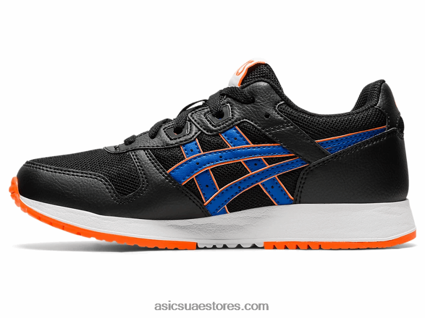 Asics أسود / تونة أزرق مدرسة لايت كلاسيك الابتدائية 2N24DJ4447