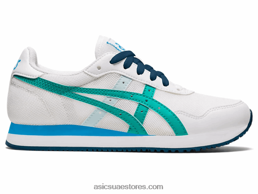 Asics جوهرة بيضاء / البلطيق نمر عداء المدرسة الابتدائية 2N24DJ4479