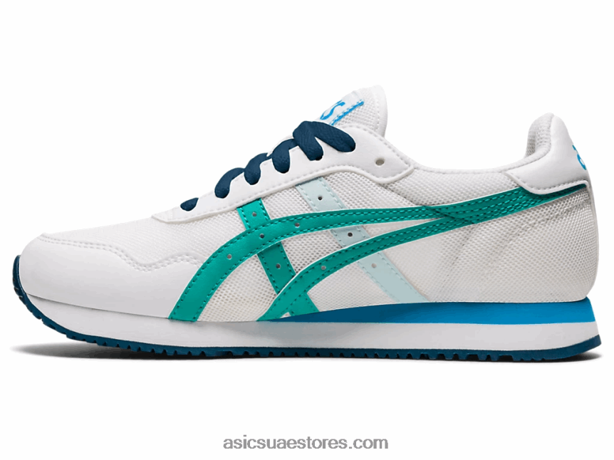 Asics جوهرة بيضاء / البلطيق نمر عداء المدرسة الابتدائية 2N24DJ4479