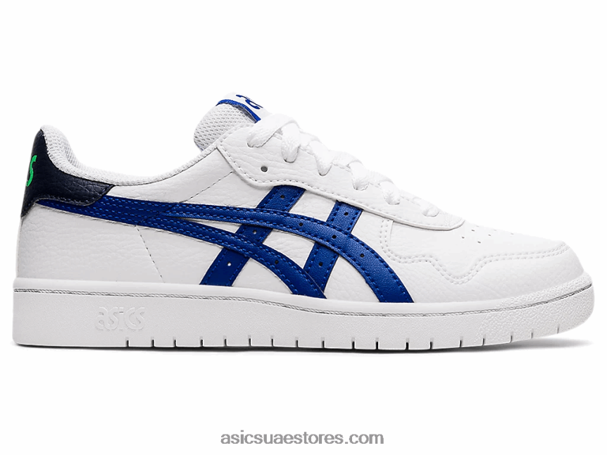 Asics أبيض / موناكو أزرق مدرسة اليابان الابتدائية 2N24DJ4493