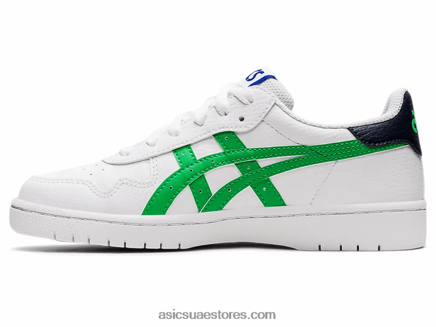 Asics أبيض / موناكو أزرق مدرسة اليابان الابتدائية 2N24DJ4493
