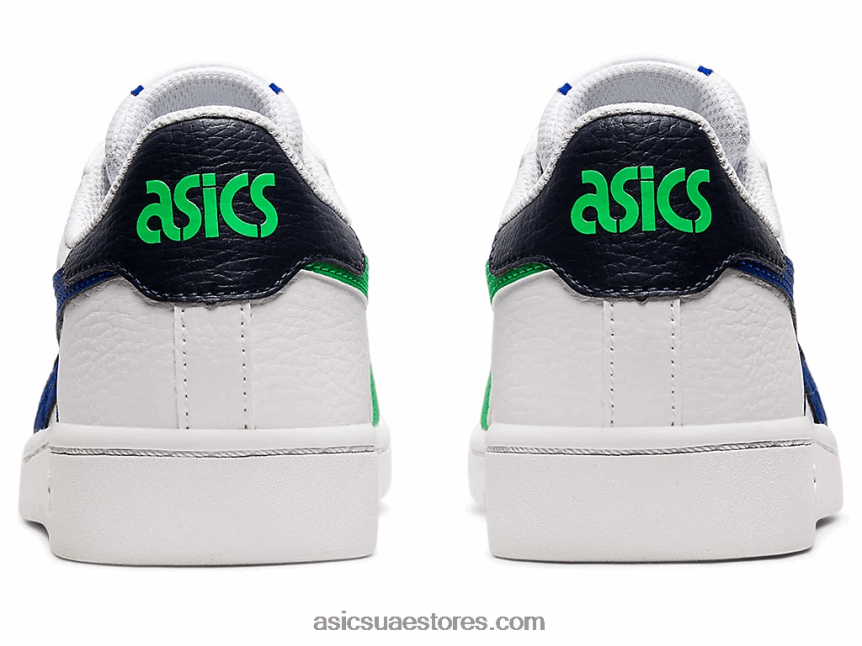 Asics أبيض / موناكو أزرق مدرسة اليابان الابتدائية 2N24DJ4493