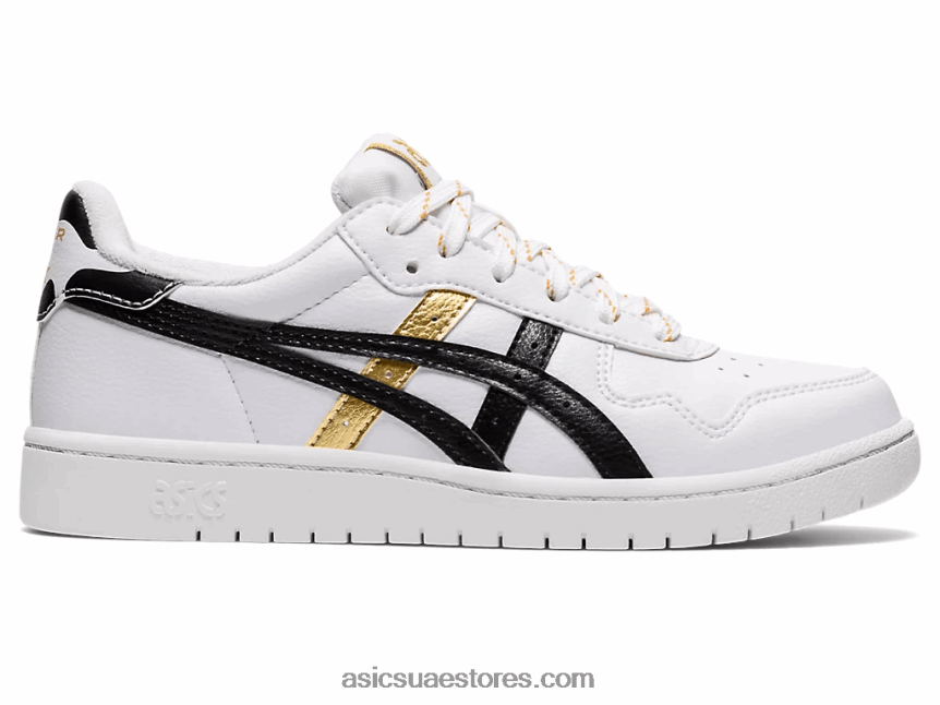 Asics أبيض أسود مدرسة اليابان الابتدائية 2N24DJ4550