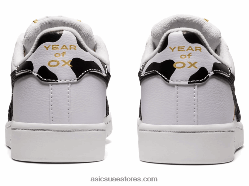 Asics أبيض أسود مدرسة اليابان الابتدائية 2N24DJ4550