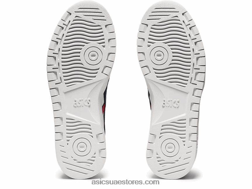 Asics أبيض / أحمر كلاسيكي مدرسة اليابان الابتدائية 2N24DJ4560