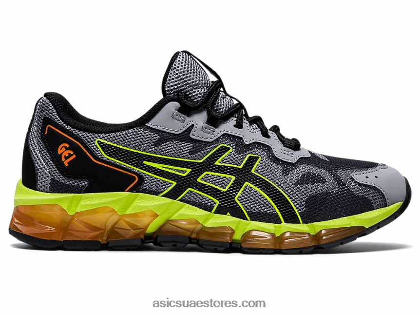 Asics صفيحة صخرية / أسود هلام الكم 360 6 الابتدائية 2N24DJ4553