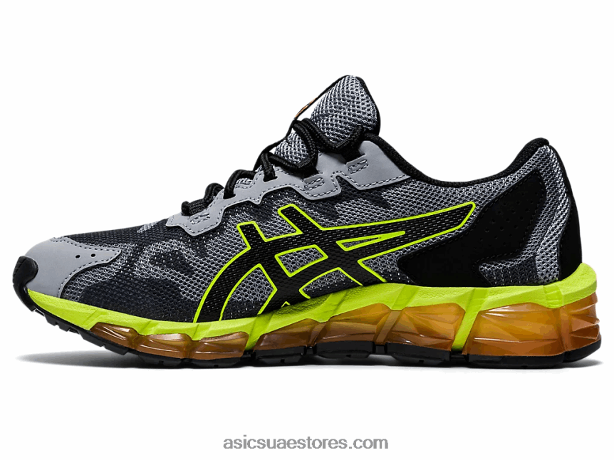 Asics صفيحة صخرية / أسود هلام الكم 360 6 الابتدائية 2N24DJ4553