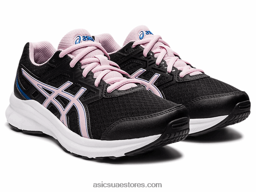 Asics أسود / بالكاد ارتفع هزة 3 المرحلة الابتدائية 2N24DJ4489
