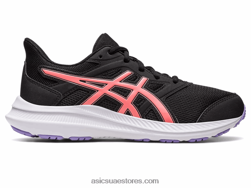Asics أسود / بابايا هزة 4 المرحلة الابتدائية 2N24DJ4251