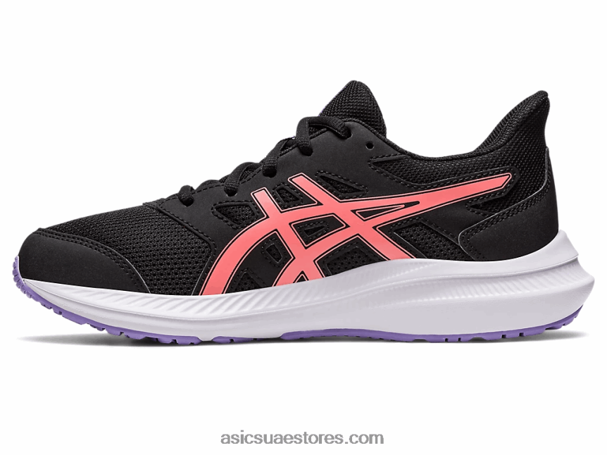 Asics أسود / بابايا هزة 4 المرحلة الابتدائية 2N24DJ4251