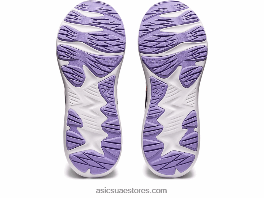 Asics أسود / بابايا هزة 4 المرحلة الابتدائية 2N24DJ4251