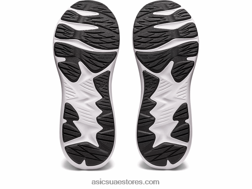 Asics أسود / أبيض هزة 4 المرحلة الابتدائية 2N24DJ4257