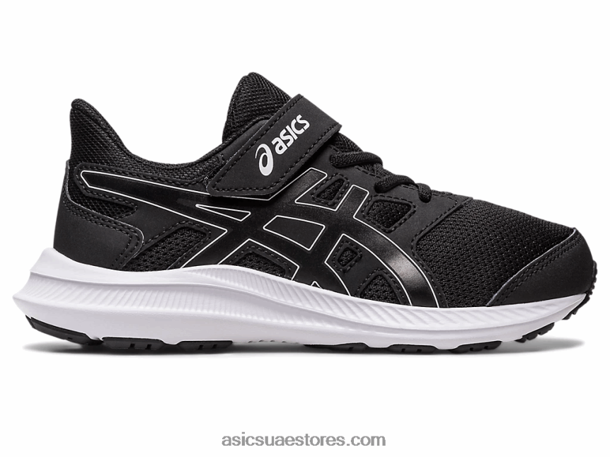 Asics أسود / أبيض هزة 4 روضة 2N24DJ4262