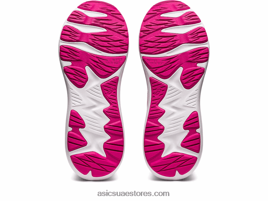 Asics الهذيان الوردي / الأبيض هزة 4 المرحلة الابتدائية 2N24DJ4265