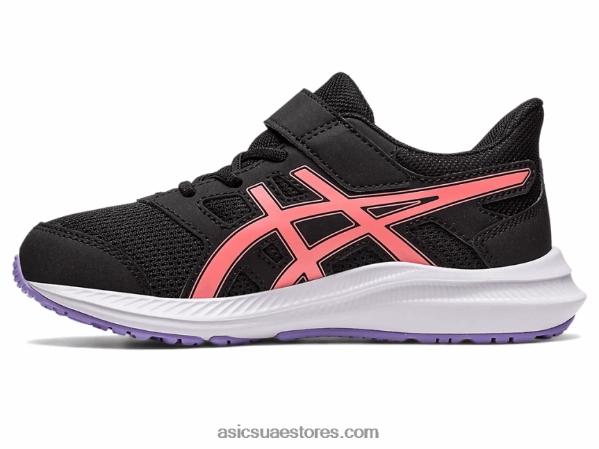 Asics أسود / بابايا هزة 4 روضة 2N24DJ4274