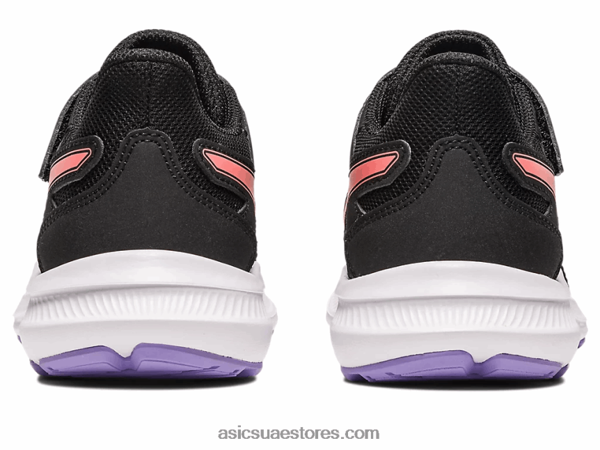 Asics أسود / بابايا هزة 4 روضة 2N24DJ4274