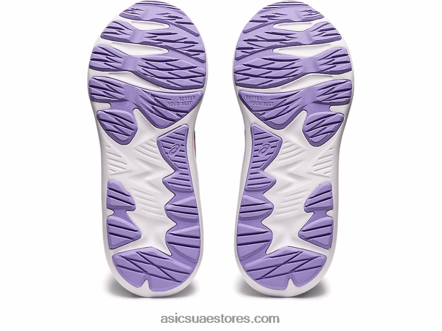 Asics أسود / بابايا هزة 4 روضة 2N24DJ4274