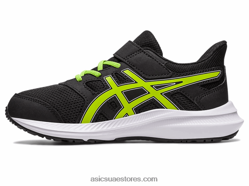 Asics أسود / قشر الليمون هزة 4 روضة 2N24DJ4275