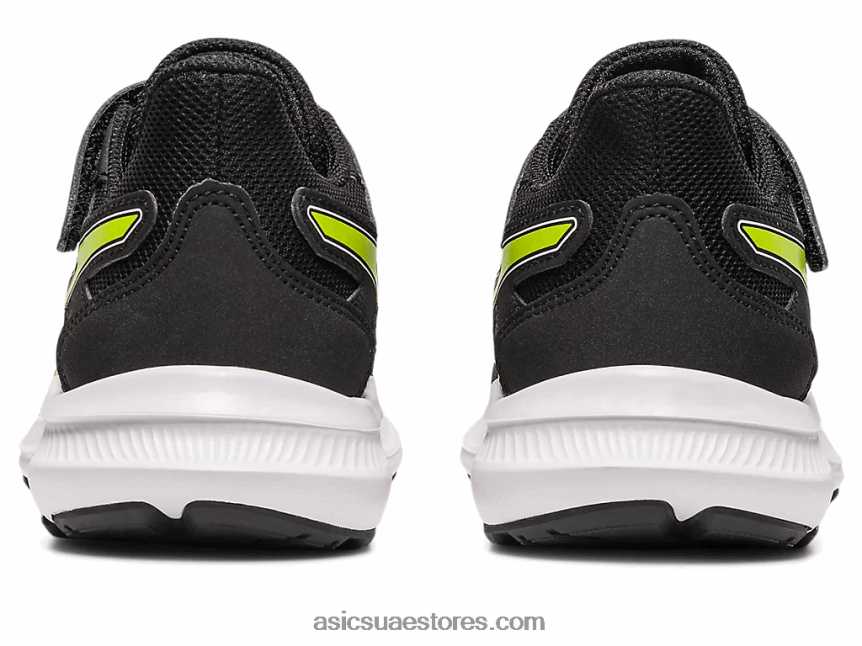 Asics أسود / قشر الليمون هزة 4 روضة 2N24DJ4275