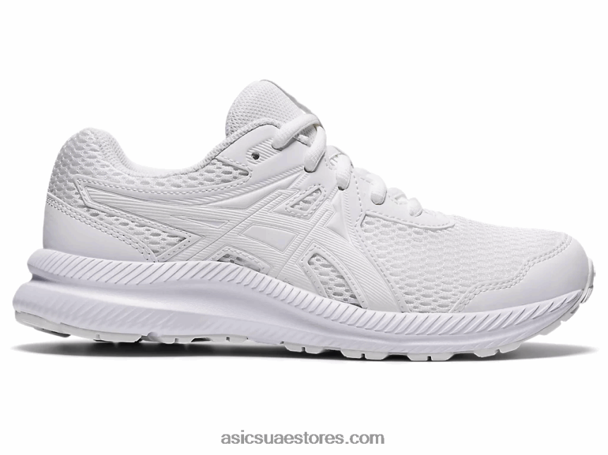 Asics أبيض تتعامل مع 7 مدرسة ابتدائية 2N24DJ4410